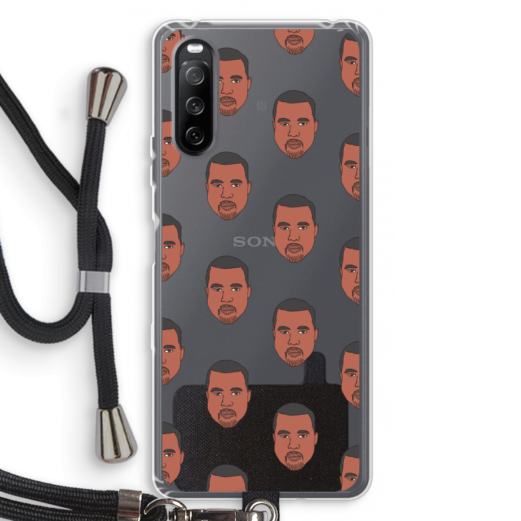 Kanye Call Me?: Sony Sony Xperia 10 III Transparant Hoesje met koord