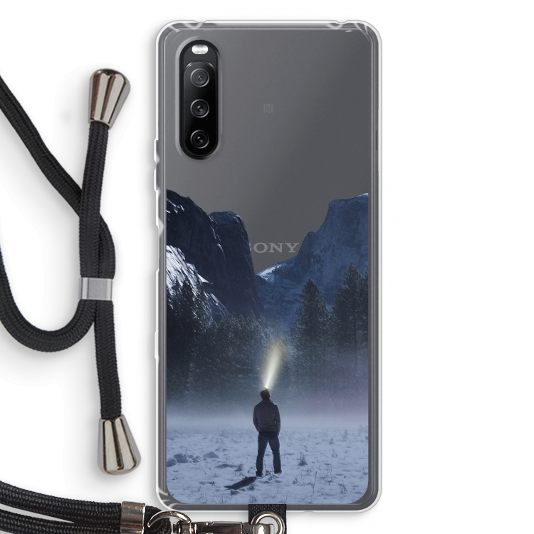 Wanderlust: Sony Sony Xperia 10 III Transparant Hoesje met koord