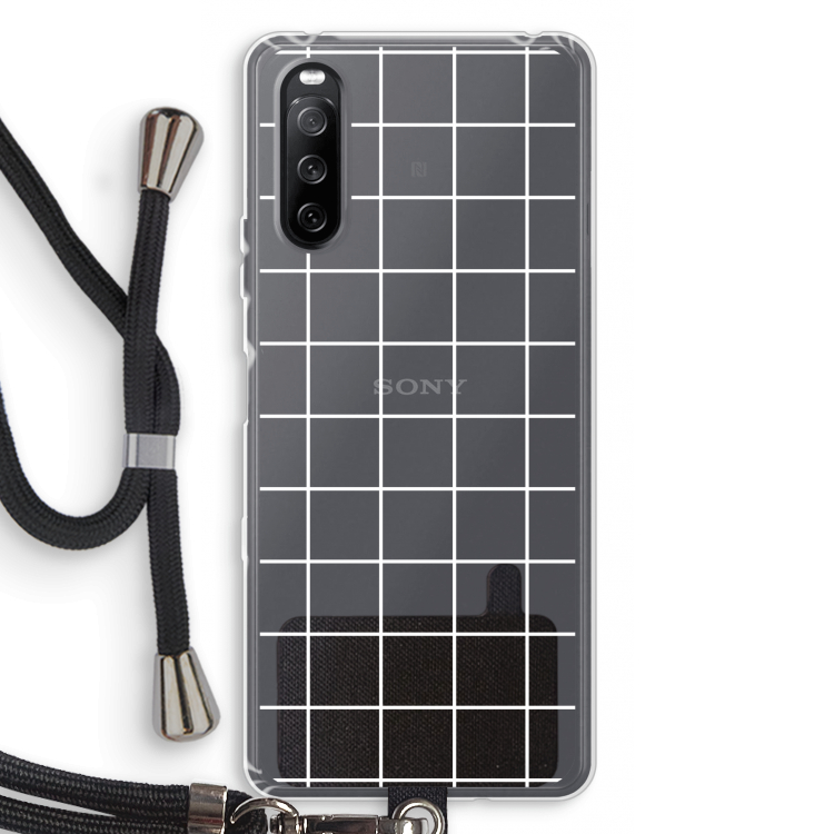 Rooster 2: Sony Sony Xperia 10 III Transparant Hoesje met koord