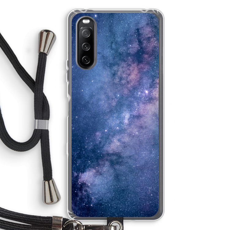 Nebula: Sony Sony Xperia 10 III Transparant Hoesje met koord