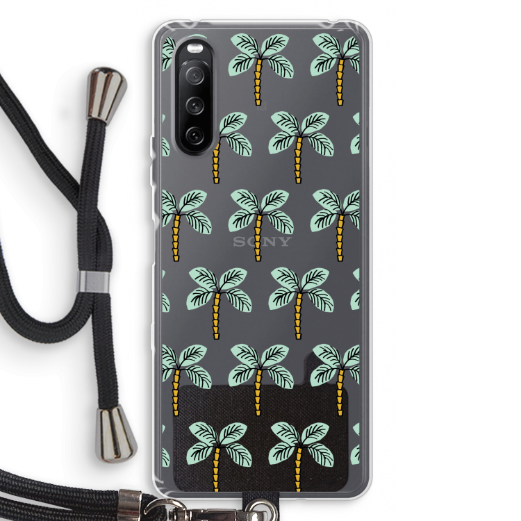 Paradise: Sony Sony Xperia 10 III Transparant Hoesje met koord