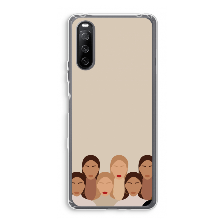 Girls girls girls: Sony Xperia 10 III Transparant Hoesje