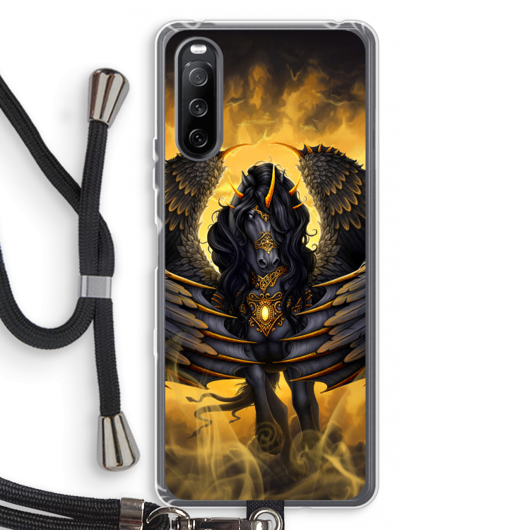 Pegasus: Sony Sony Xperia 10 III Transparant Hoesje met koord