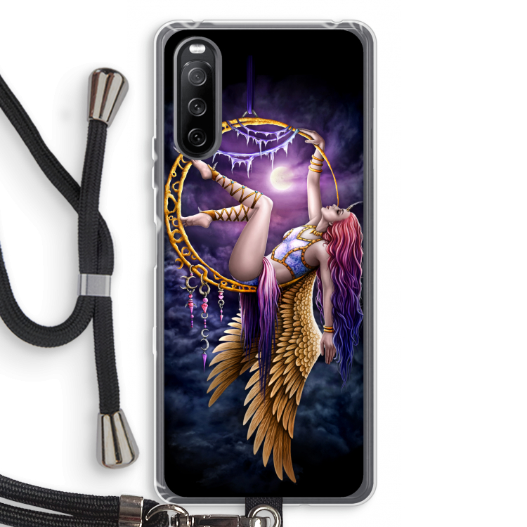 Aerial Angel: Sony Sony Xperia 10 III Transparant Hoesje met koord