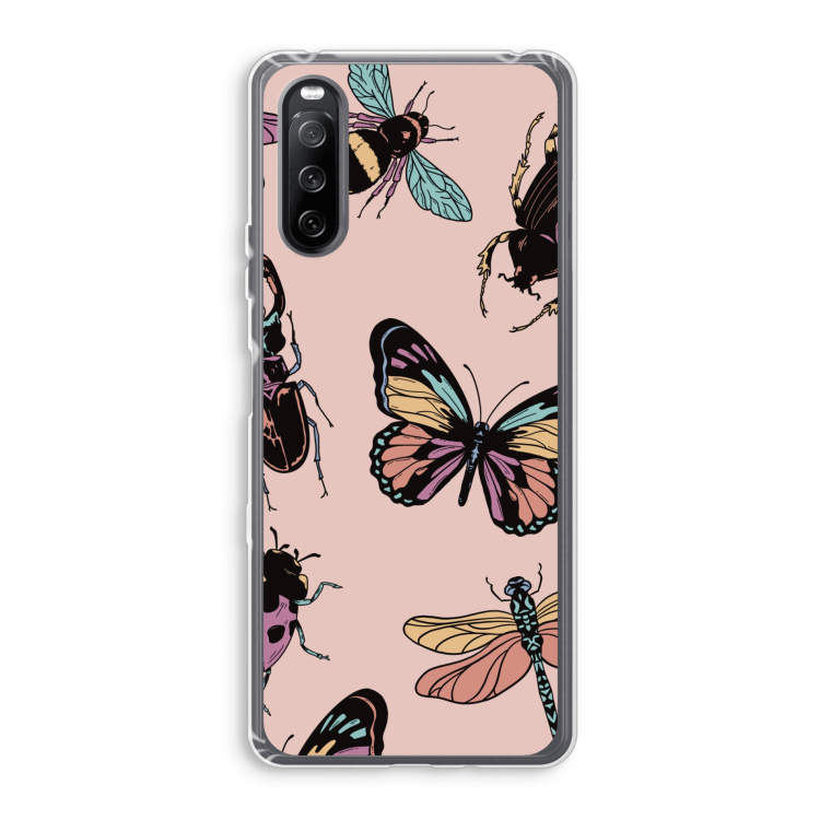 Tiny Bugs: Sony Xperia 10 III Transparant Hoesje
