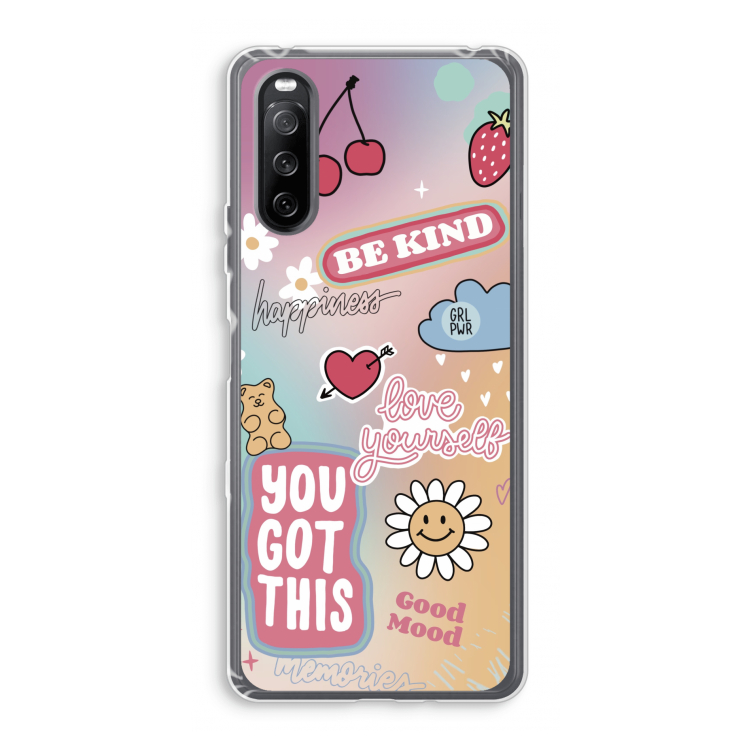 Positivity: Sony Xperia 10 III Transparant Hoesje