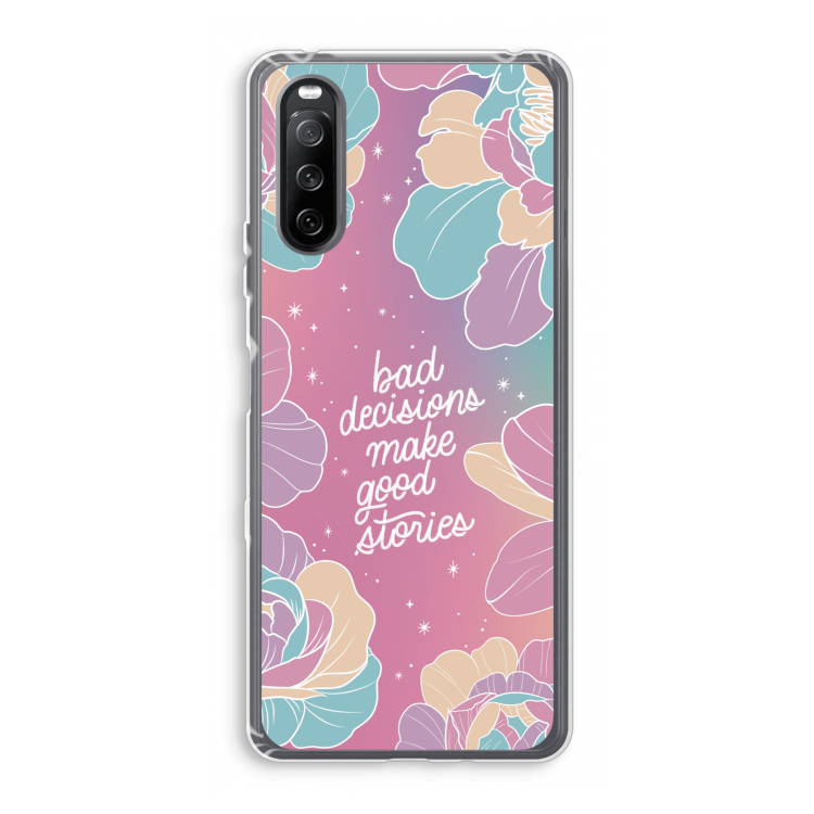 Good stories: Sony Xperia 10 III Transparant Hoesje