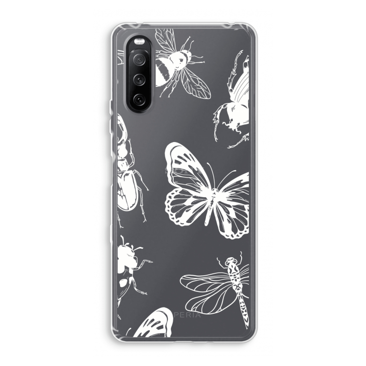Tiny Bugs: Sony Xperia 10 III Transparant Hoesje
