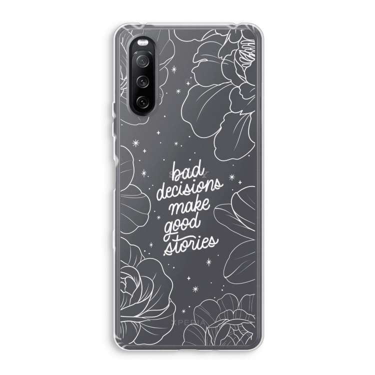 Good stories: Sony Xperia 10 III Transparant Hoesje