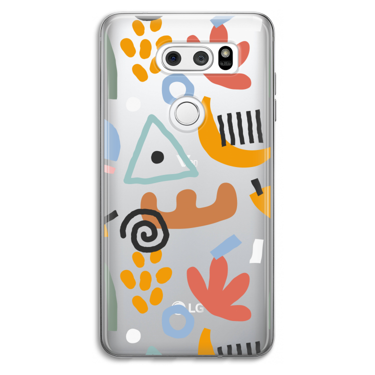 Abstract: LG V30 Transparant Hoesje