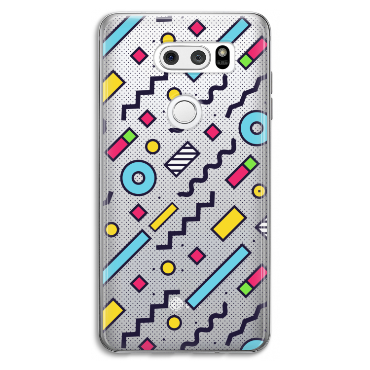 8-bit N°8: LG V30 Transparant Hoesje