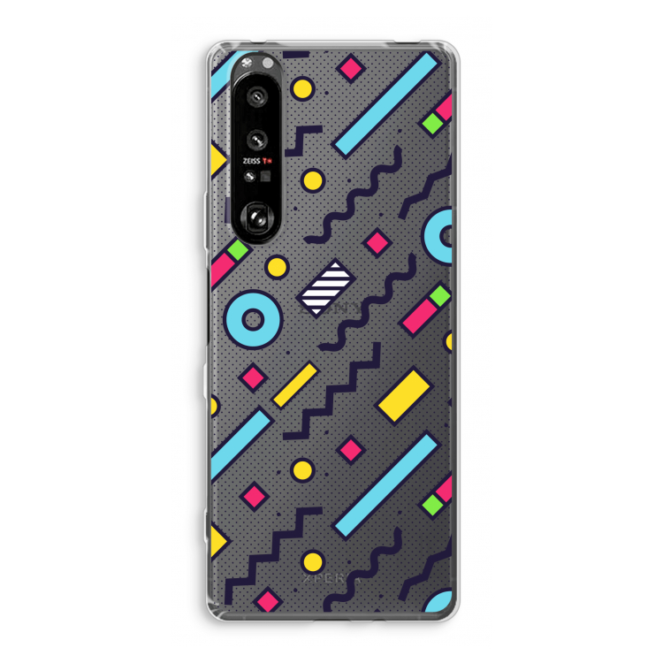 8-bit N°8: Sony Xperia 1 III Transparant Hoesje