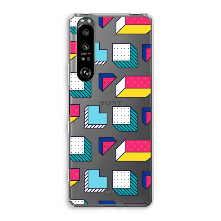 8-bit N°7: Sony Xperia 1 III Transparant Hoesje