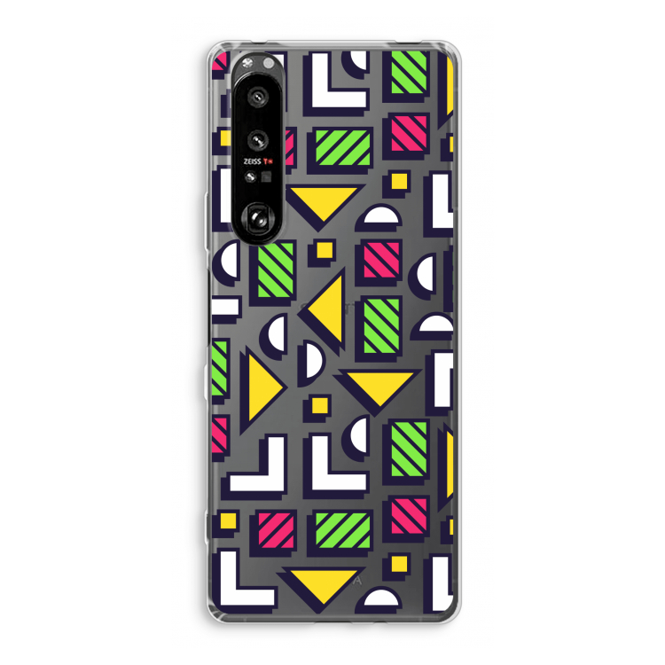 8-bit N°4: Sony Xperia 1 III Transparant Hoesje