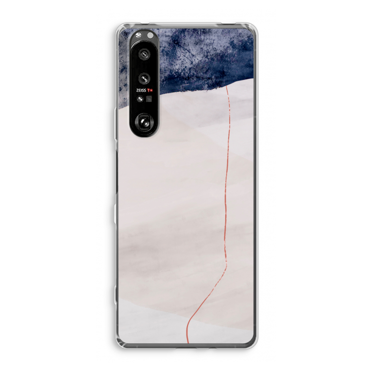 Stone White: Sony Xperia 1 III Transparant Hoesje