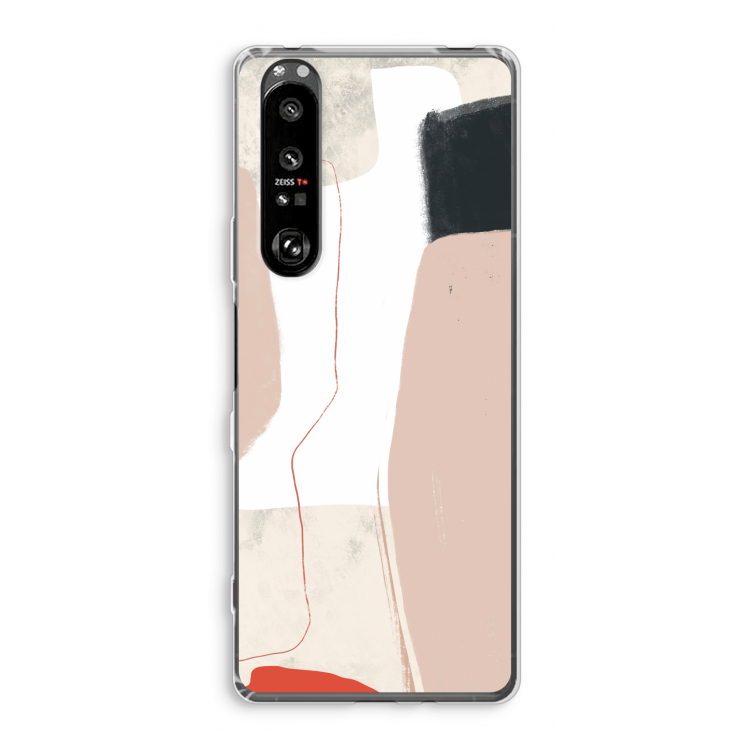 Lava: Sony Xperia 1 III Transparant Hoesje