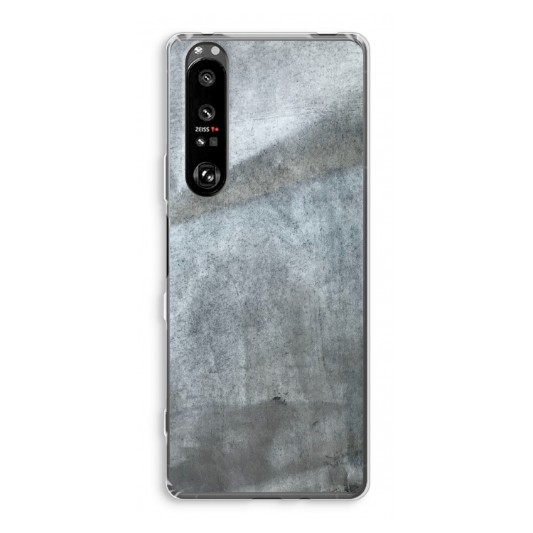 Grey Stone: Sony Xperia 1 III Transparant Hoesje