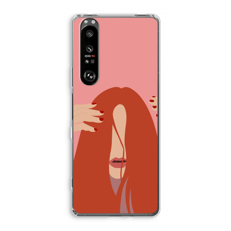 Woke up like this: Sony Xperia 1 III Transparant Hoesje