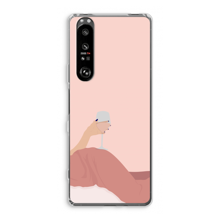 Wine: Sony Xperia 1 III Transparant Hoesje