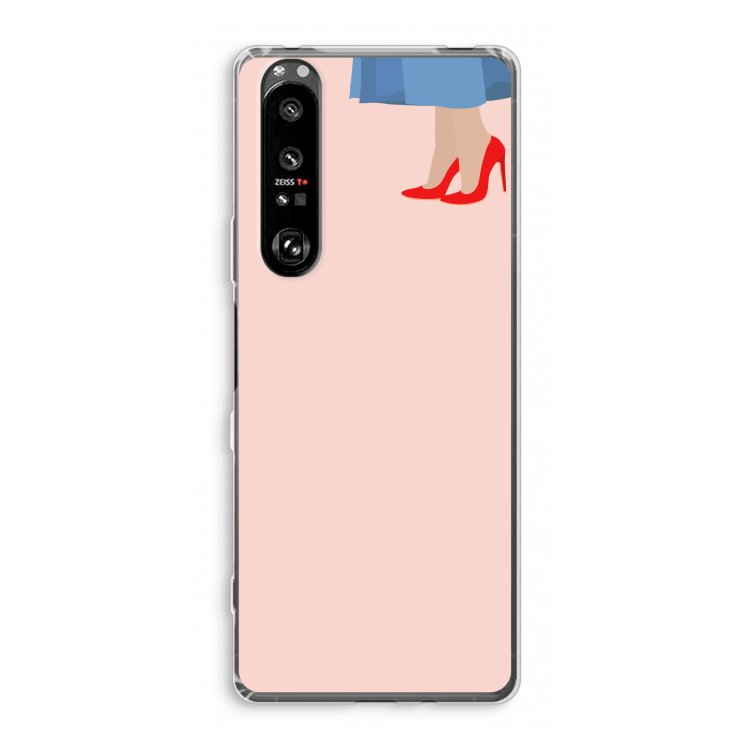 High heels: Sony Xperia 1 III Transparant Hoesje