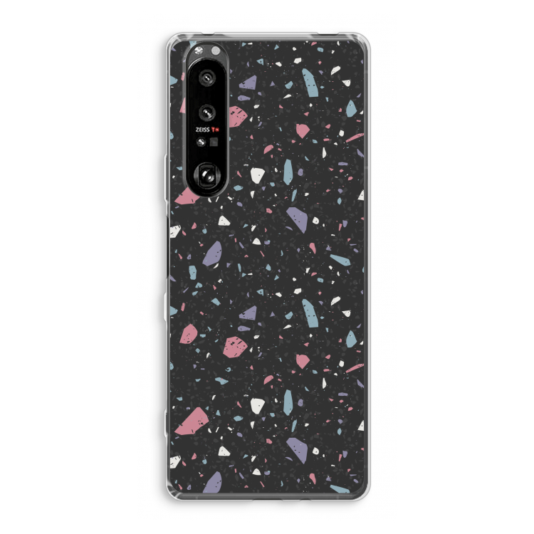 Terrazzo N°16: Sony Xperia 1 III Transparant Hoesje