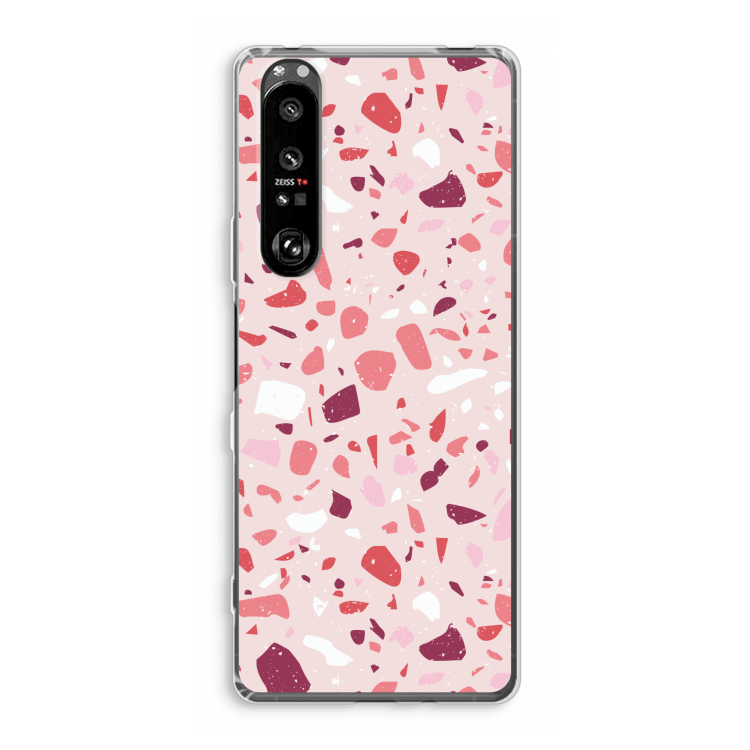 Terrazzo N°15: Sony Xperia 1 III Transparant Hoesje