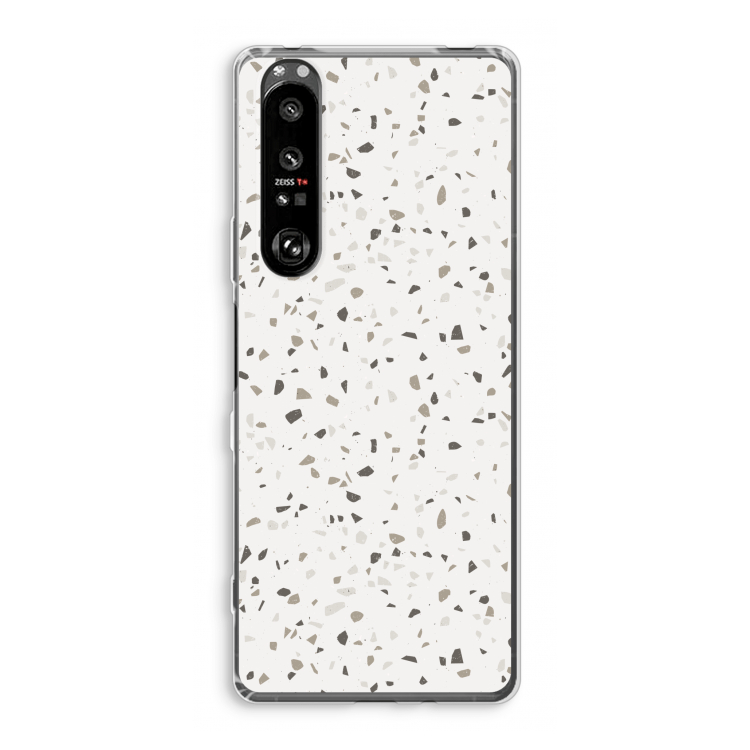 Terrazzo N°14: Sony Xperia 1 III Transparant Hoesje