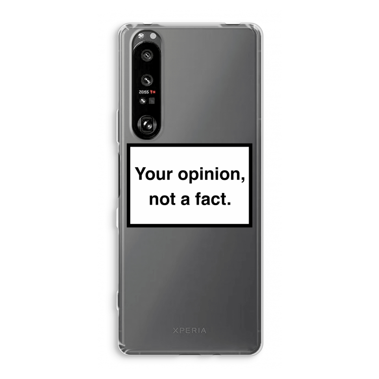 Your opinion: Sony Xperia 1 III Transparant Hoesje