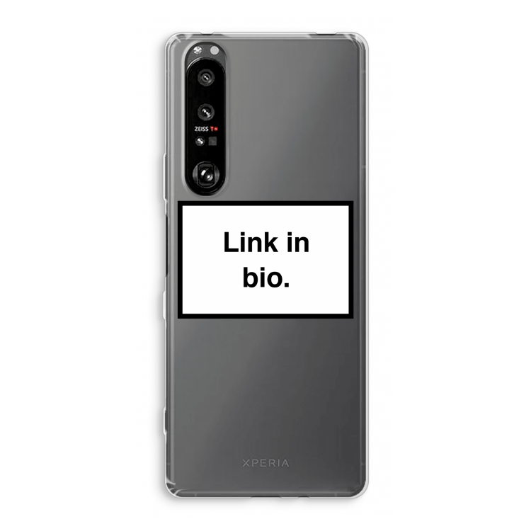 Link in bio: Sony Xperia 1 III Transparant Hoesje