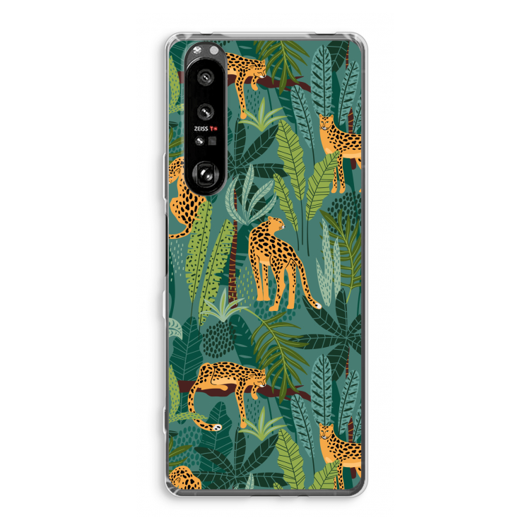 Luipaard 2: Sony Xperia 1 III Transparant Hoesje