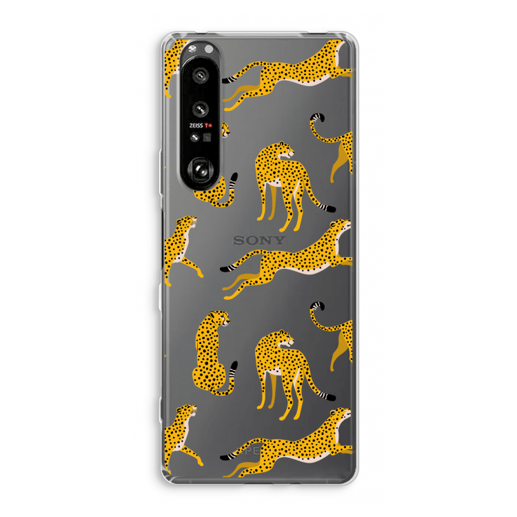 Luipaard: Sony Xperia 1 III Transparant Hoesje