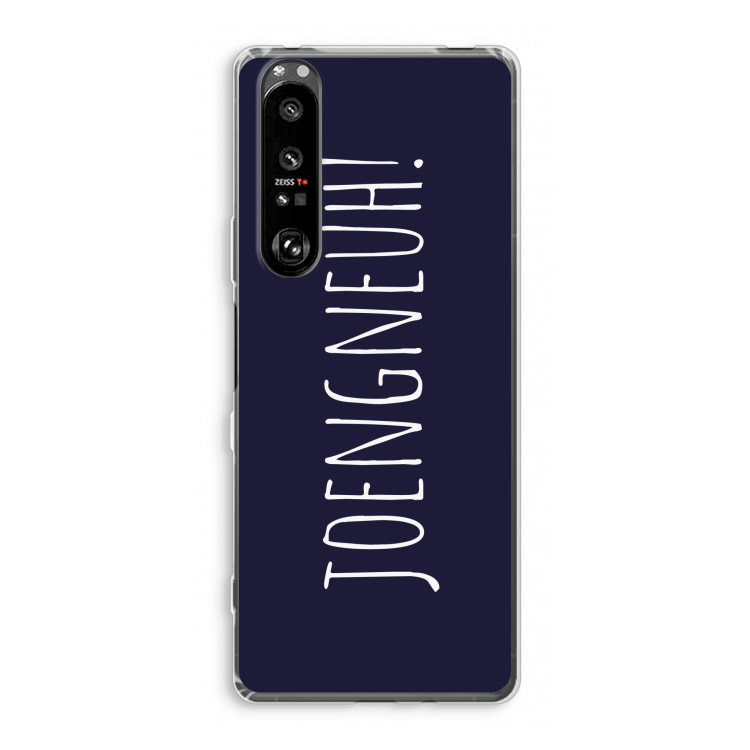 Joengneuh!: Sony Xperia 1 III Transparant Hoesje