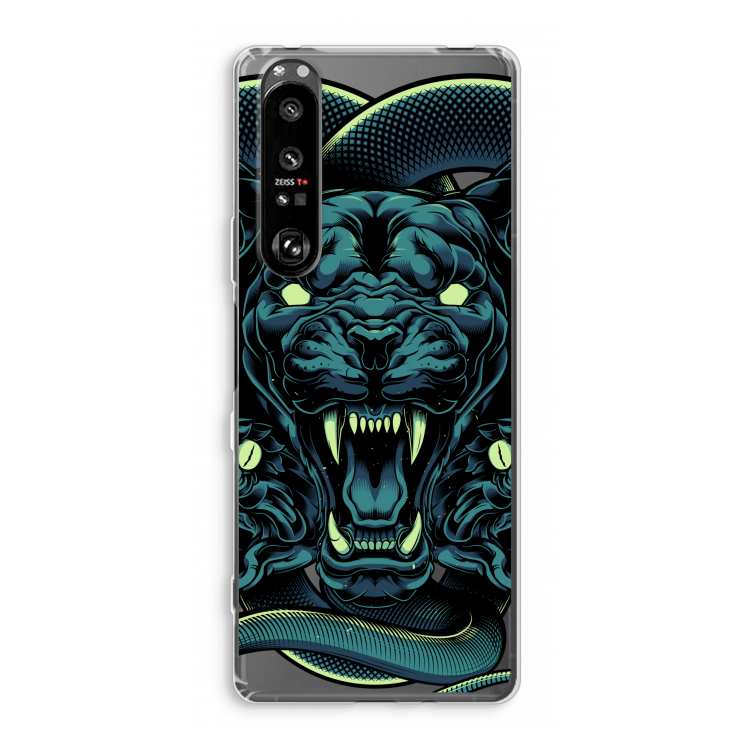 Cougar and Vipers: Sony Xperia 1 III Transparant Hoesje
