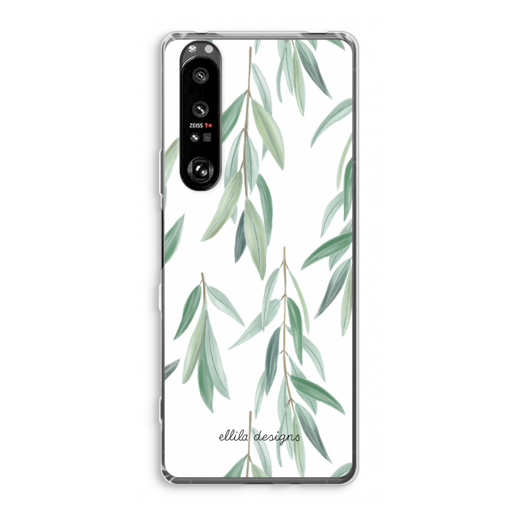 Branch up your life: Sony Xperia 1 III Transparant Hoesje