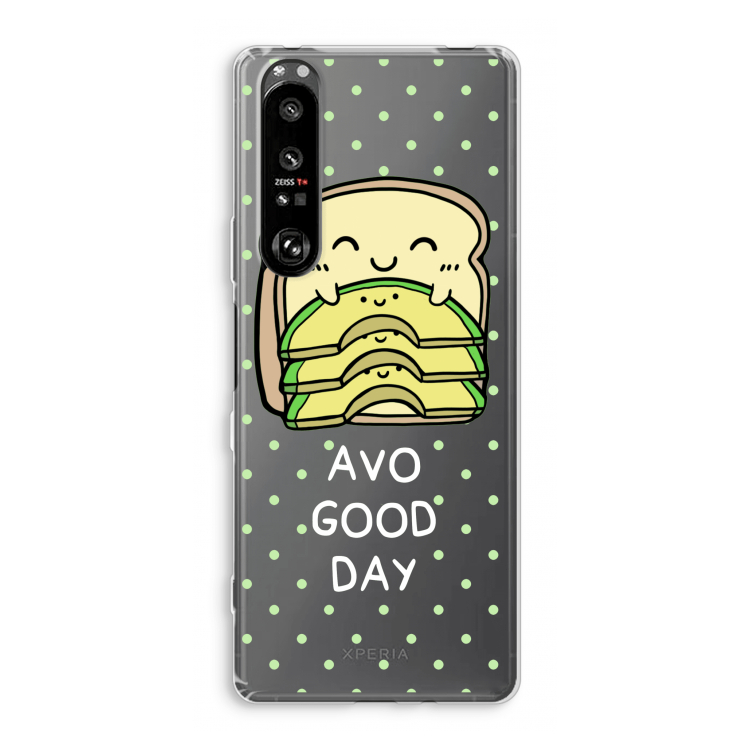 Avo Good Day: Sony Xperia 1 III Transparant Hoesje