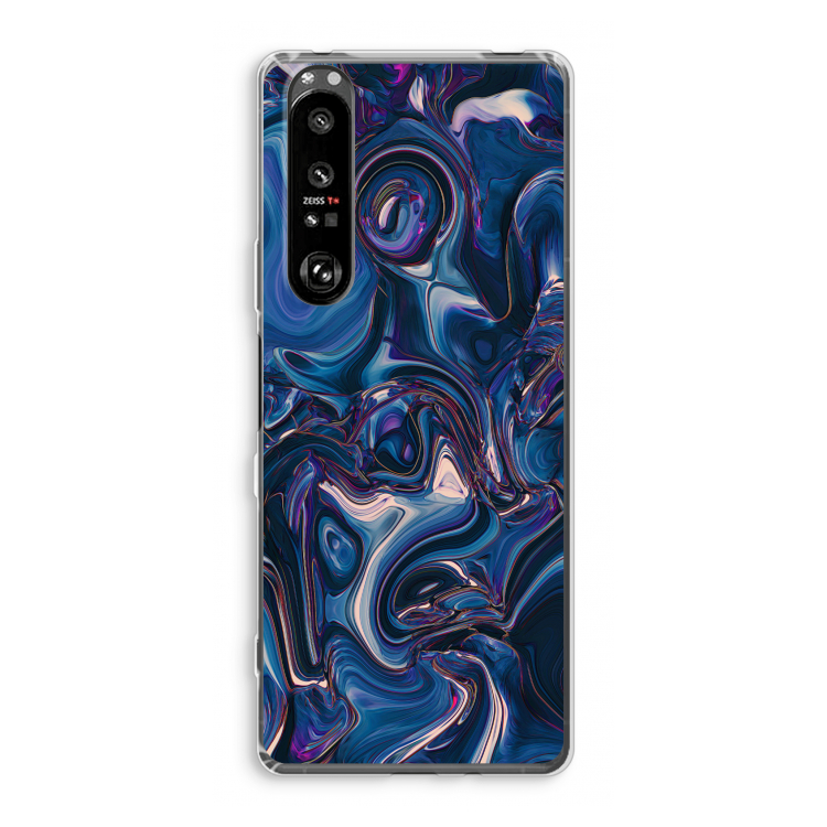 Mirrored Mirage: Sony Xperia 1 III Transparant Hoesje