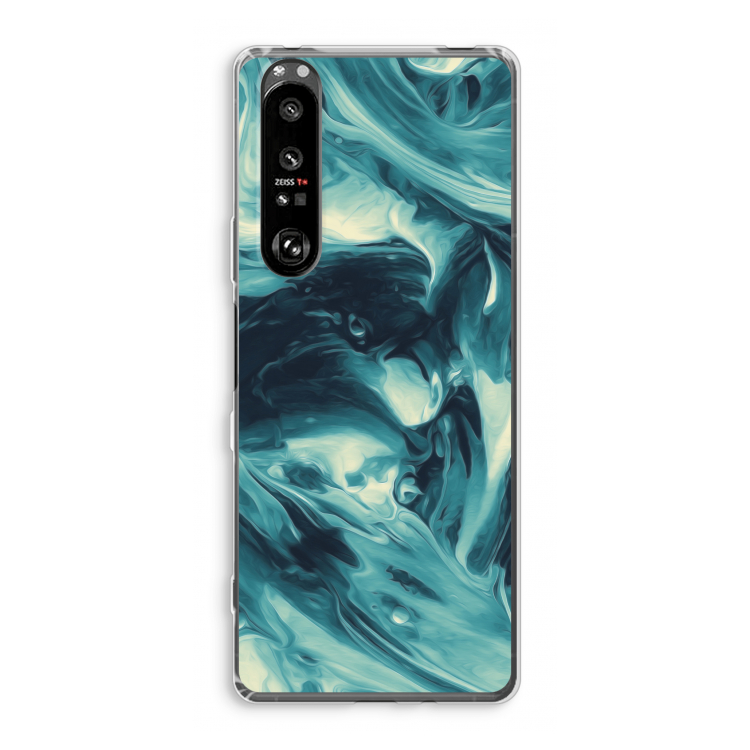Dreaming About Whales: Sony Xperia 1 III Transparant Hoesje