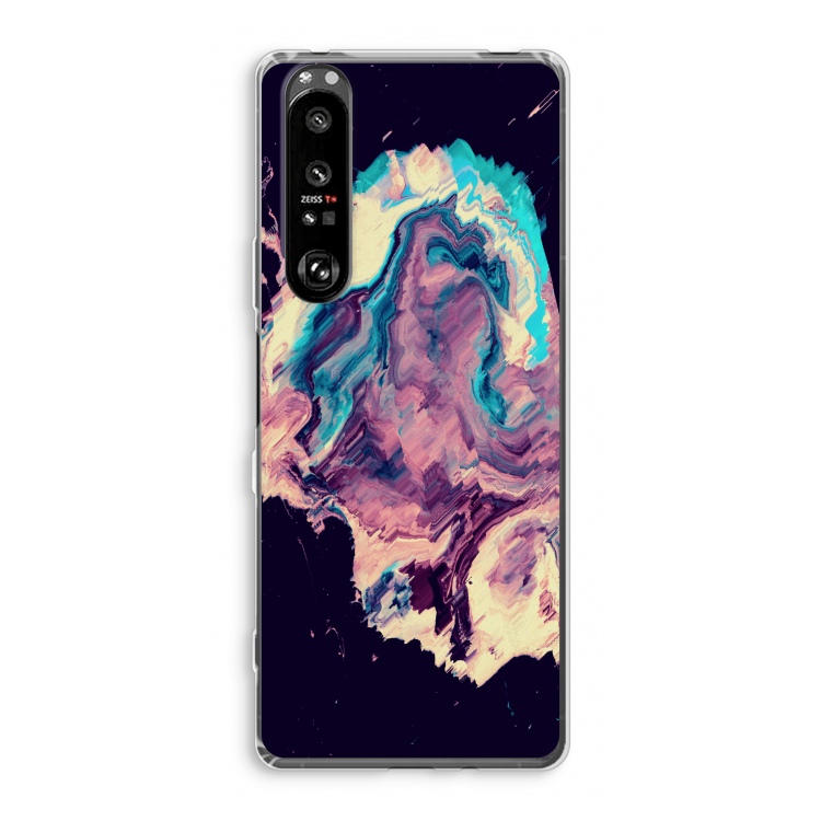 Cosmic Silence: Sony Xperia 1 III Transparant Hoesje