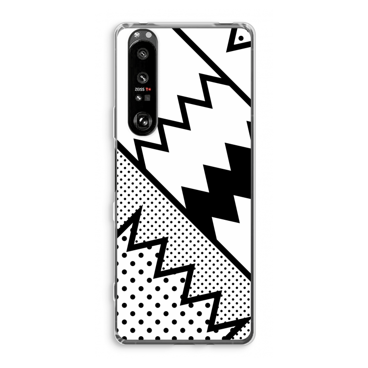 Pop Art #5: Sony Xperia 1 III Transparant Hoesje