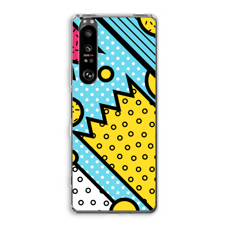 Pop Art #1: Sony Xperia 1 III Transparant Hoesje