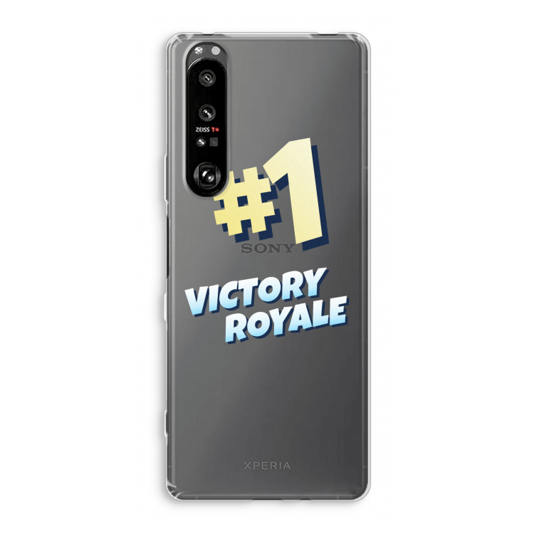 Victory Royale: Sony Xperia 1 III Transparant Hoesje