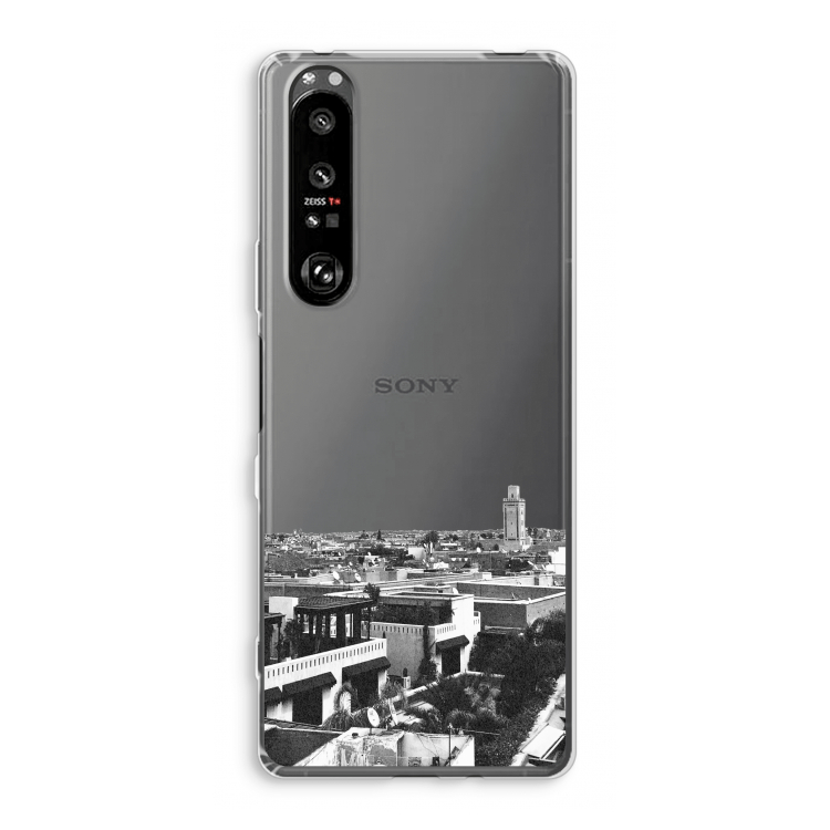 Marrakech Skyline : Sony Xperia 1 III Transparant Hoesje