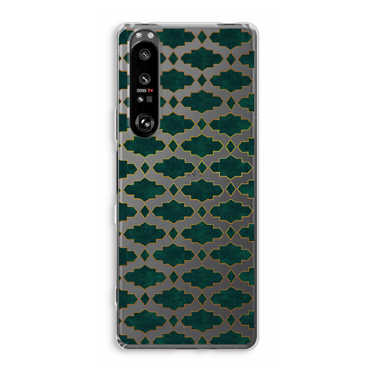 Moroccan tiles: Sony Xperia 1 III Transparant Hoesje