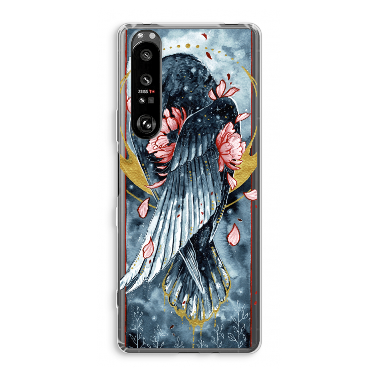 Golden Raven: Sony Xperia 1 III Transparant Hoesje