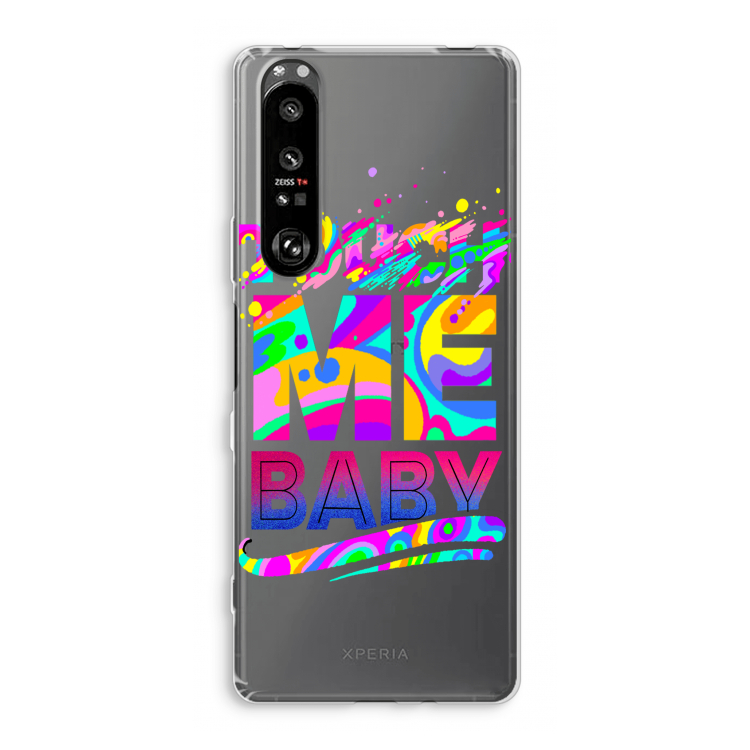 Touch Me: Sony Xperia 1 III Transparant Hoesje