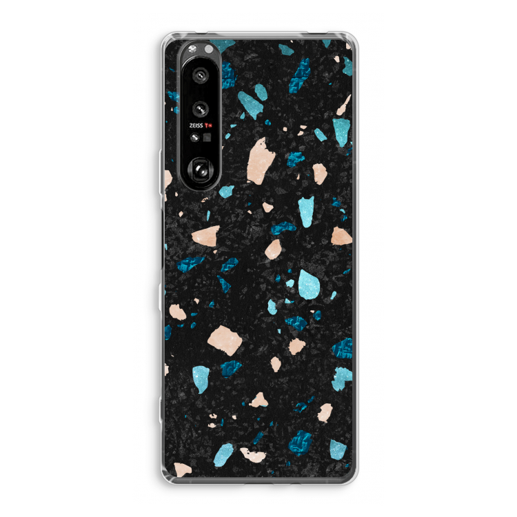 Terrazzo N°11: Sony Xperia 1 III Transparant Hoesje