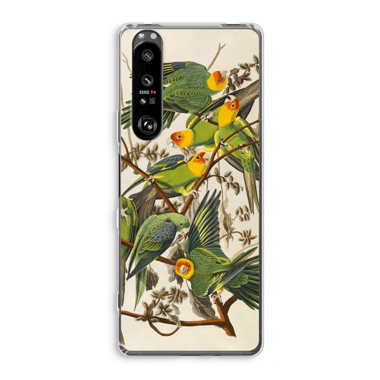 Carolinaparkiet: Sony Xperia 1 III Transparant Hoesje