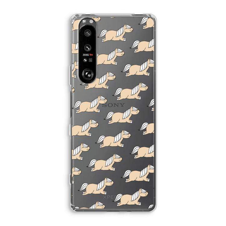 Ponys: Sony Xperia 1 III Transparant Hoesje