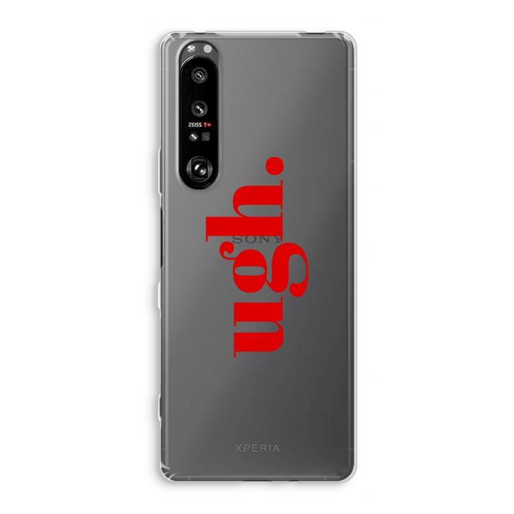 Ugh: Sony Xperia 1 III Transparant Hoesje