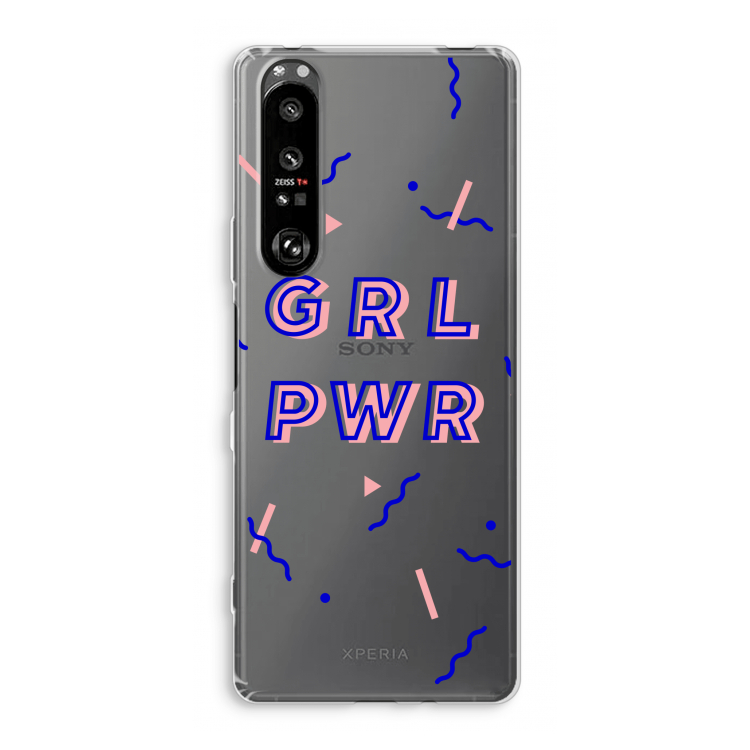 GRL PWR: Sony Xperia 1 III Transparant Hoesje